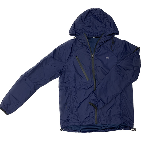 ウィンドブレーカー　ネイビー