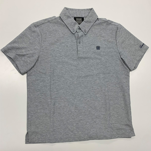 ポロシャツ　グレー